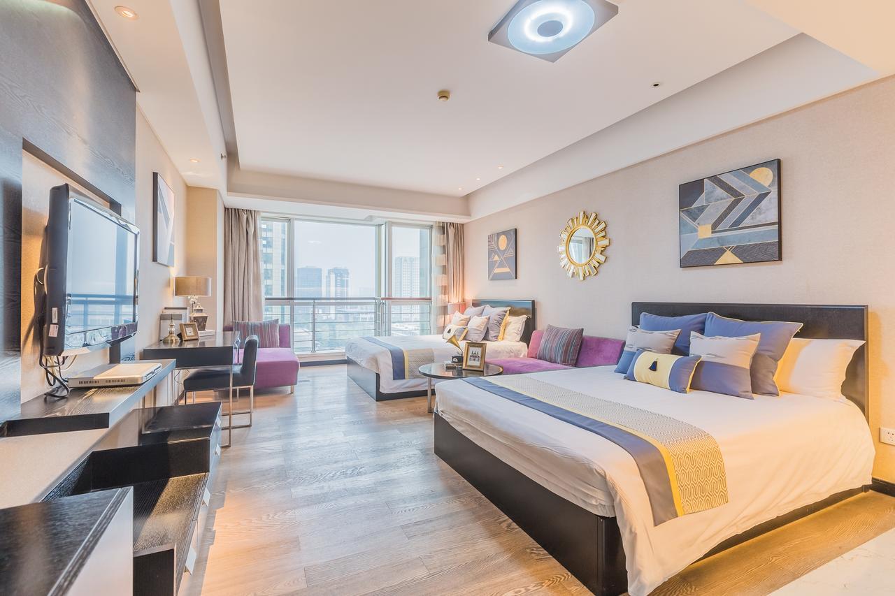 הנגז'ו Binjiang Starlight Public Pavilion Hotel Apartment מראה חיצוני תמונה