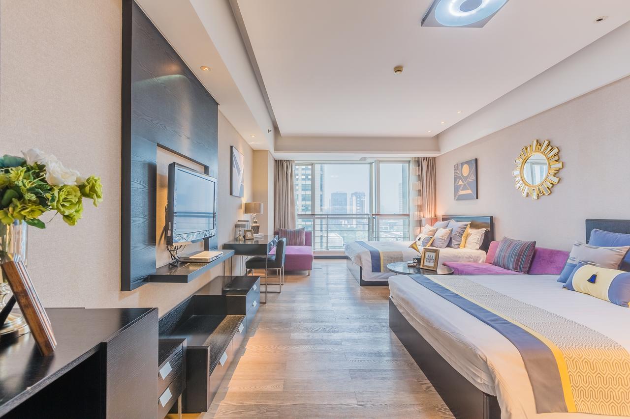 הנגז'ו Binjiang Starlight Public Pavilion Hotel Apartment מראה חיצוני תמונה