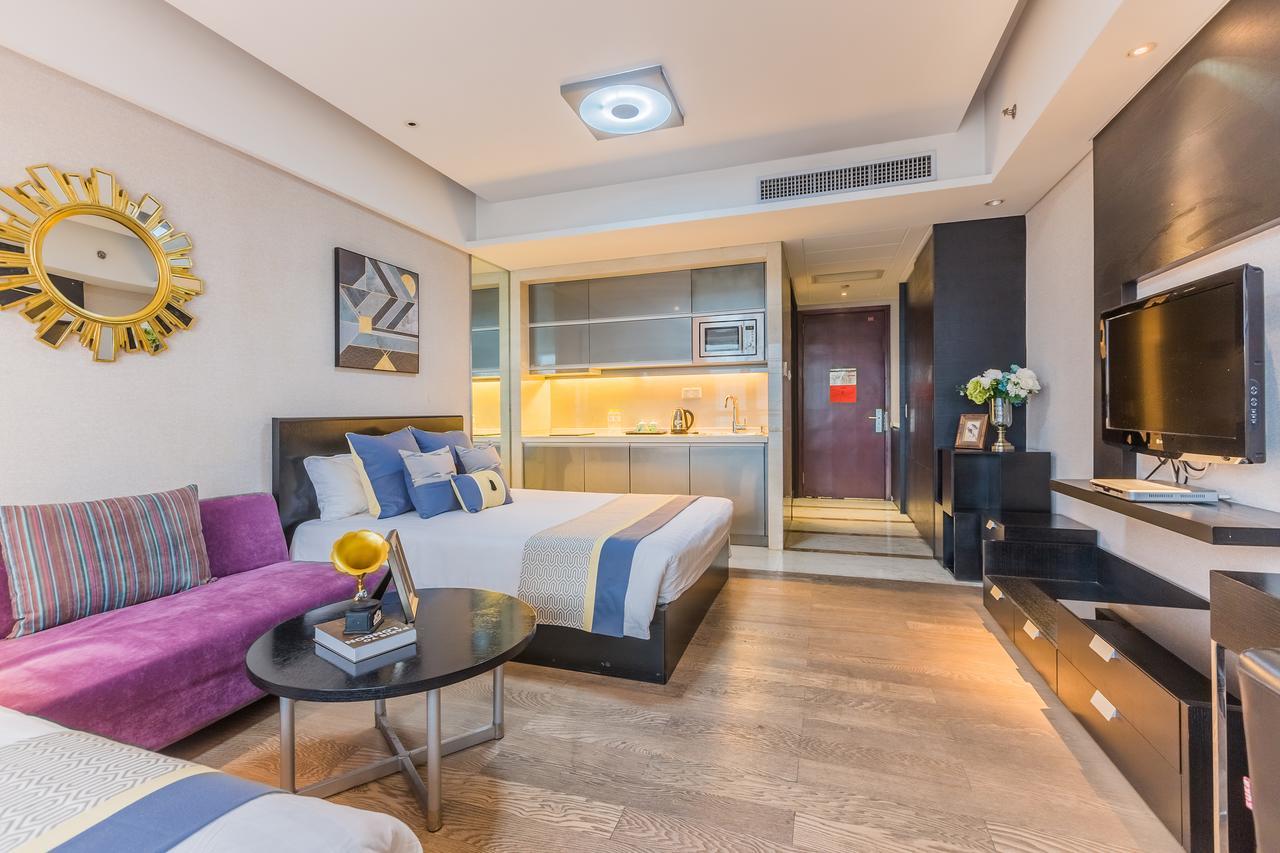 הנגז'ו Binjiang Starlight Public Pavilion Hotel Apartment מראה חיצוני תמונה