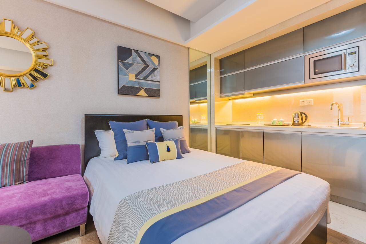הנגז'ו Binjiang Starlight Public Pavilion Hotel Apartment מראה חיצוני תמונה