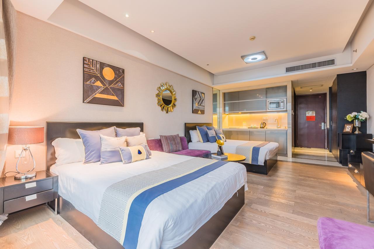 הנגז'ו Binjiang Starlight Public Pavilion Hotel Apartment מראה חיצוני תמונה