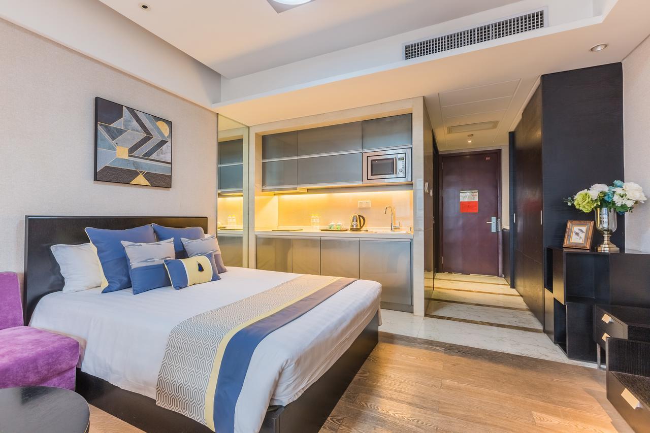 הנגז'ו Binjiang Starlight Public Pavilion Hotel Apartment מראה חיצוני תמונה