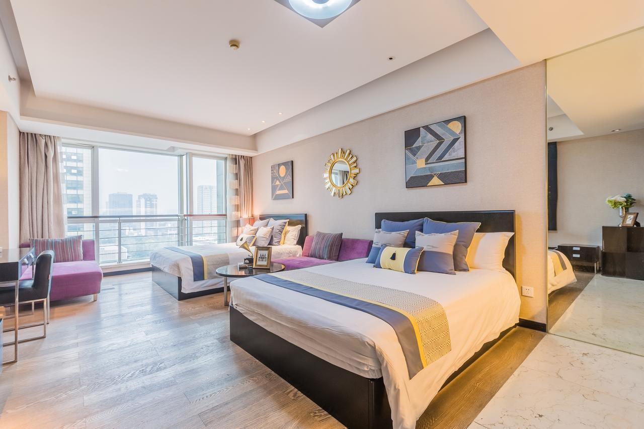 הנגז'ו Binjiang Starlight Public Pavilion Hotel Apartment מראה חיצוני תמונה