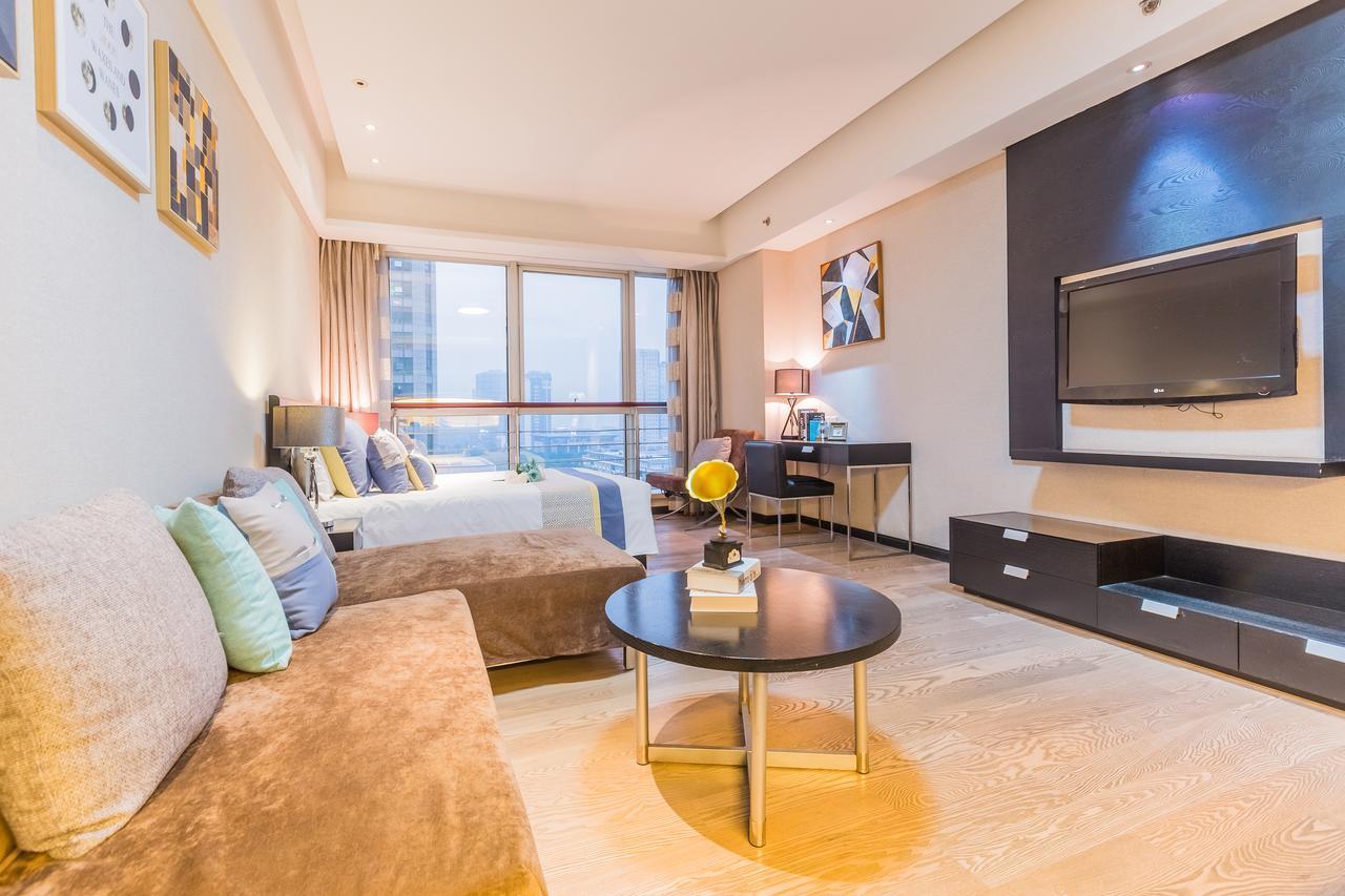 הנגז'ו Binjiang Starlight Public Pavilion Hotel Apartment מראה חיצוני תמונה
