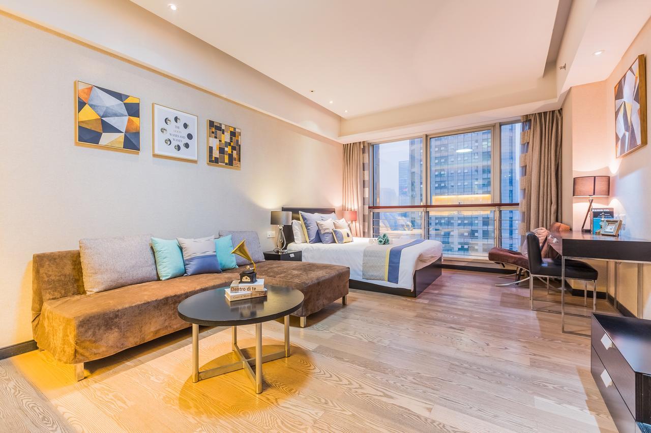 הנגז'ו Binjiang Starlight Public Pavilion Hotel Apartment מראה חיצוני תמונה