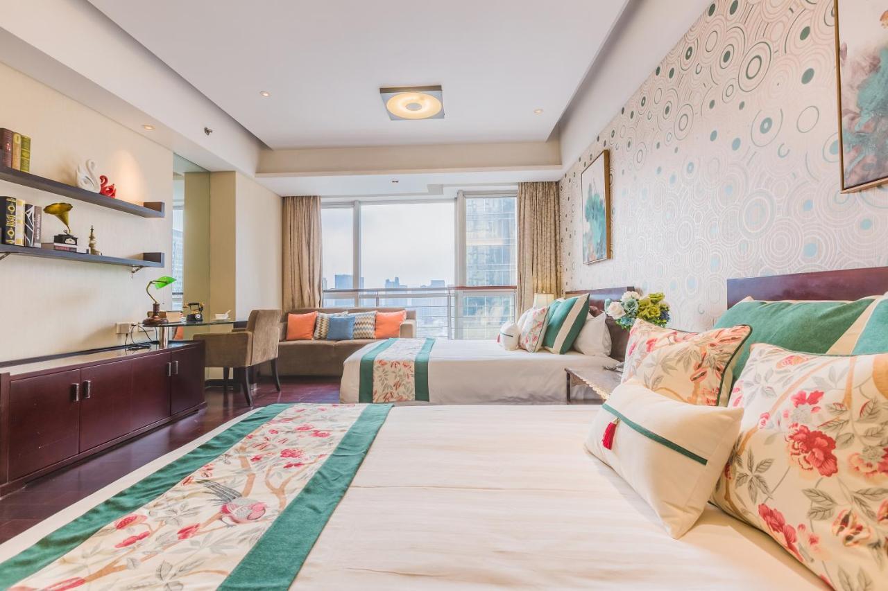 הנגז'ו Binjiang Starlight Public Pavilion Hotel Apartment מראה חיצוני תמונה
