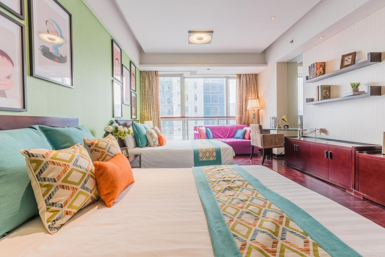 הנגז'ו Binjiang Starlight Public Pavilion Hotel Apartment מראה חיצוני תמונה