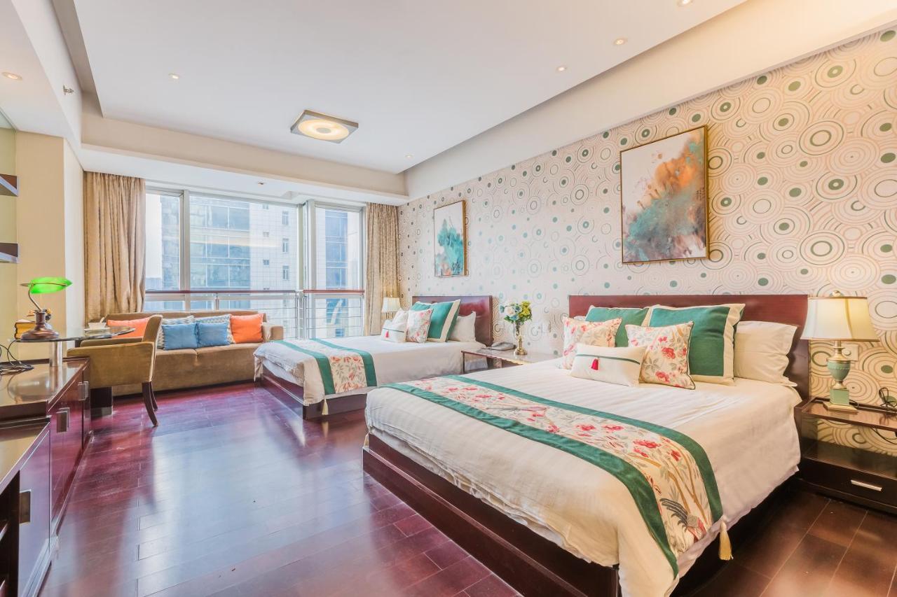 הנגז'ו Binjiang Starlight Public Pavilion Hotel Apartment מראה חיצוני תמונה