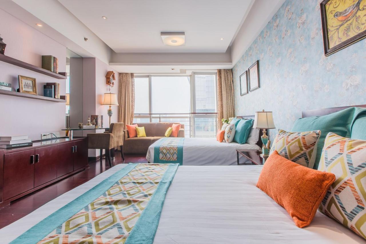 הנגז'ו Binjiang Starlight Public Pavilion Hotel Apartment מראה חיצוני תמונה